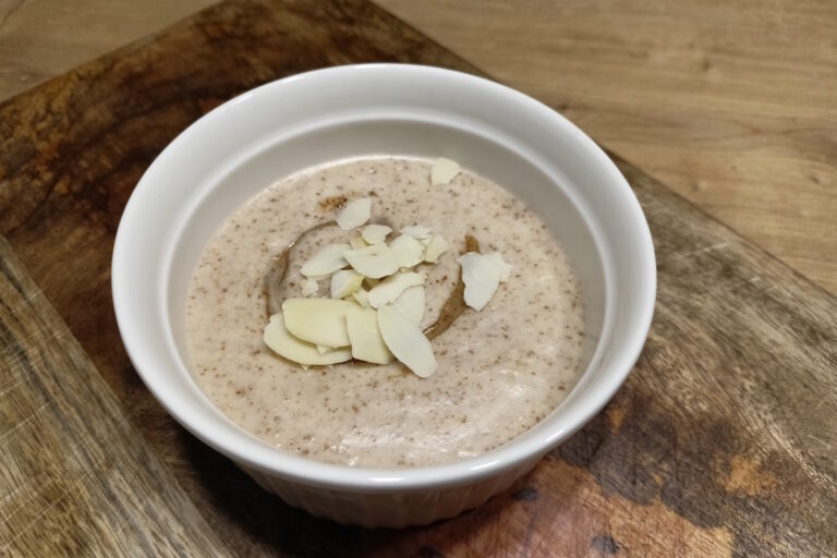 mus orzechowy z mleczkiem kokosowym