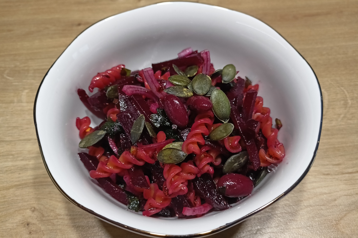 sałatka z burakiem